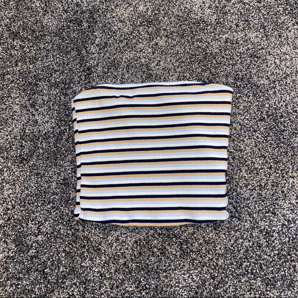 Hollister striped tube top
